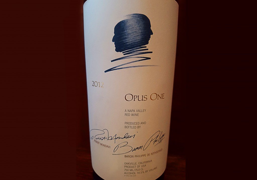 price for opus one 2012