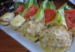 Conch Island crabcake mahi sliderscrenhsized