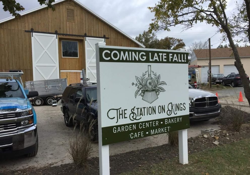 station wide with coming soon sign