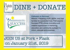 Dine/Donate@ Fork+Flask 1/21 | View More