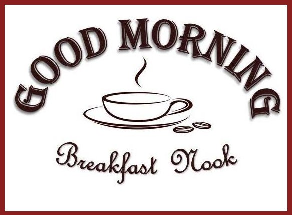 good morning breakfast nook LOGO