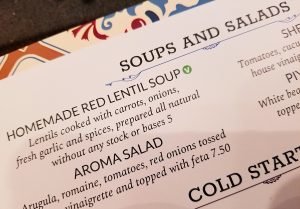 AROMA menu shotsized