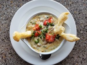 Harbour lobster gratinsized