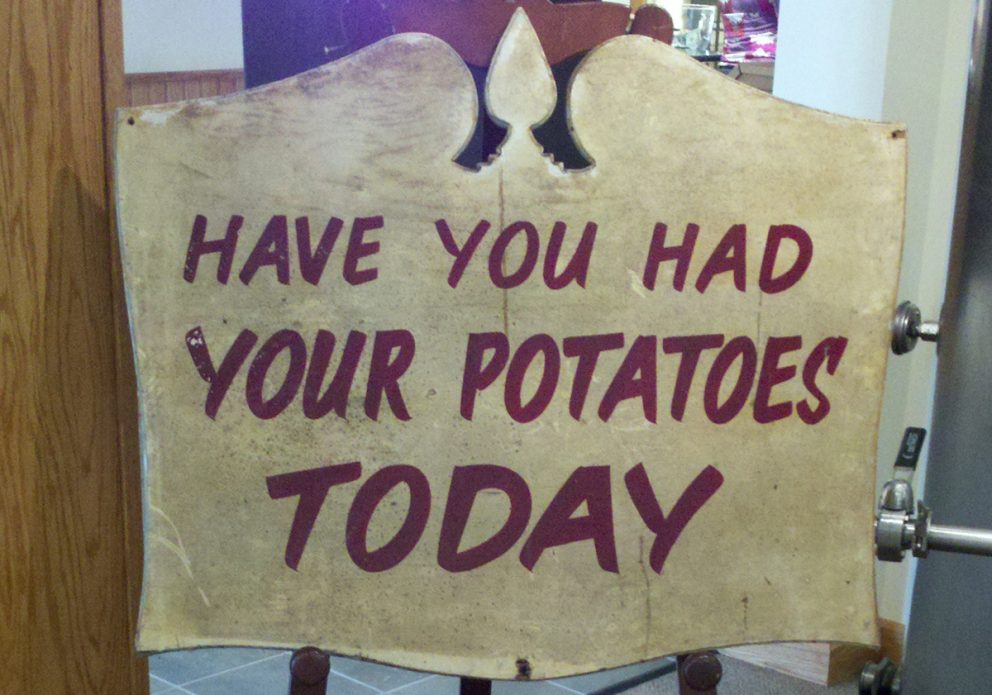 RB Museum potatoes signsized