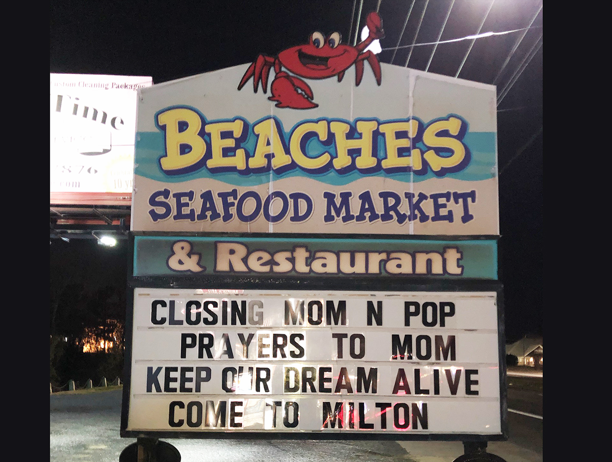 Beaches Lewes Closing. Milton OPEN | Restaurant Reviews Rehoboth Beach ...