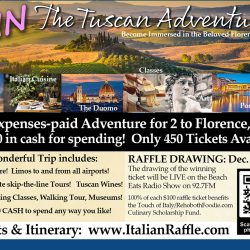 WIN A TRIP TO ITALY