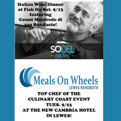 Italian Wine Dinner 9/13 + Top Chef Event 9/23