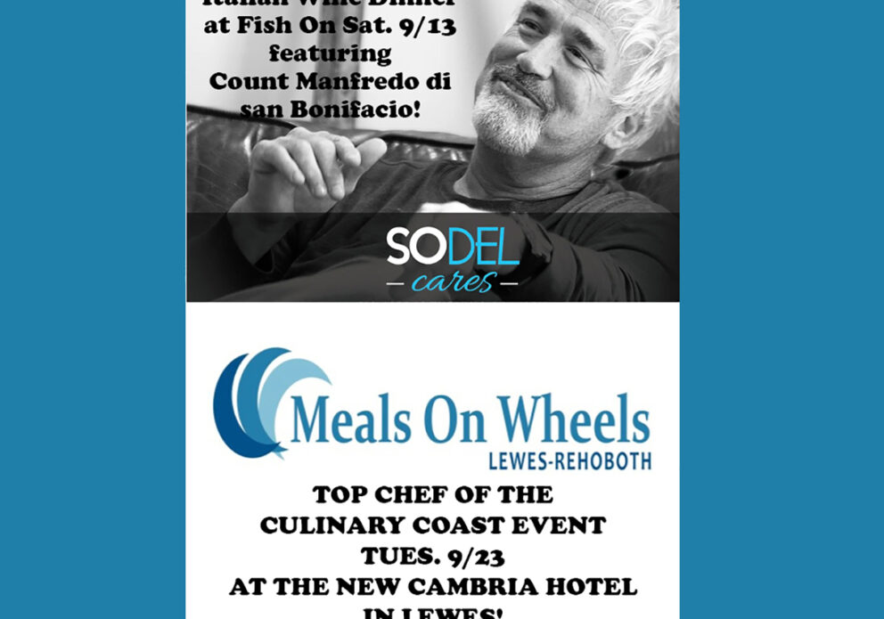 SoDel Cares Wine Dinner + TCCC promosized