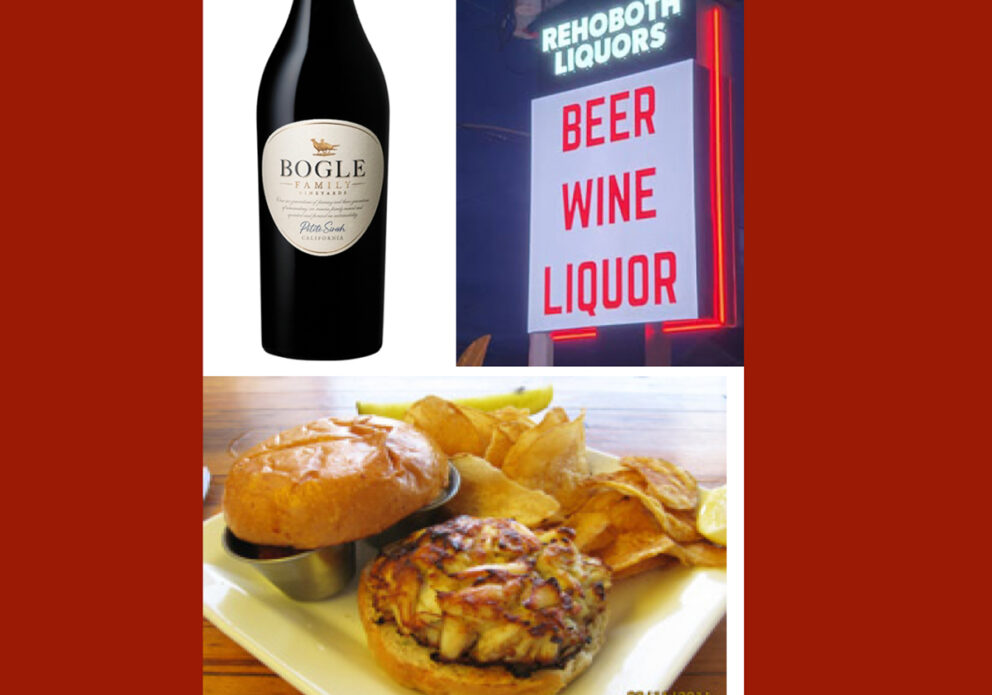 bogle wine tasting + Dewey Beach crabcakessized
